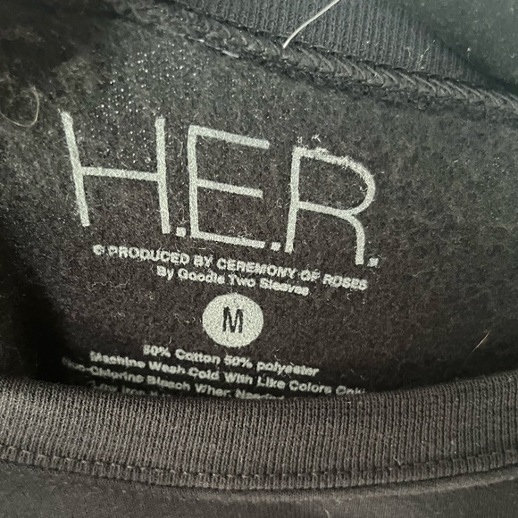 H.E.R. Crewneck Sweatshirt - Medium - NWT - Picture 3 of 4